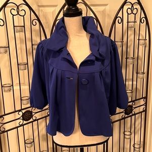 Royal blue short jacket